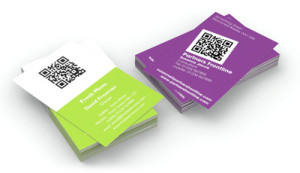 WeChat QR code marketing on card, getting WeChat subscribers