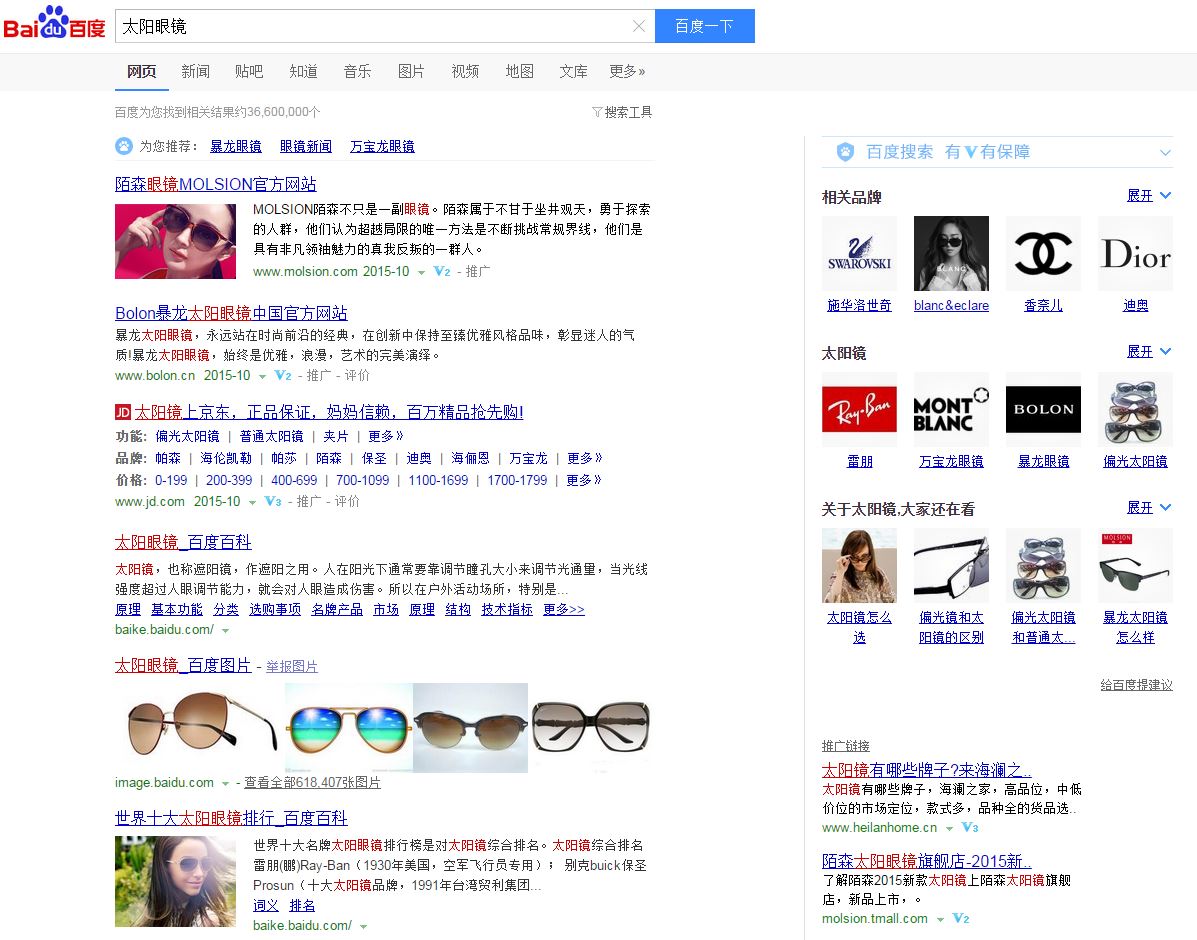 Baidu Search Results 1