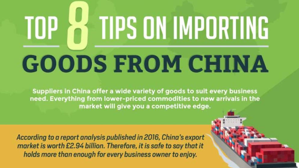 Infographic 8 Tips On Importing Goods From China Sampi co