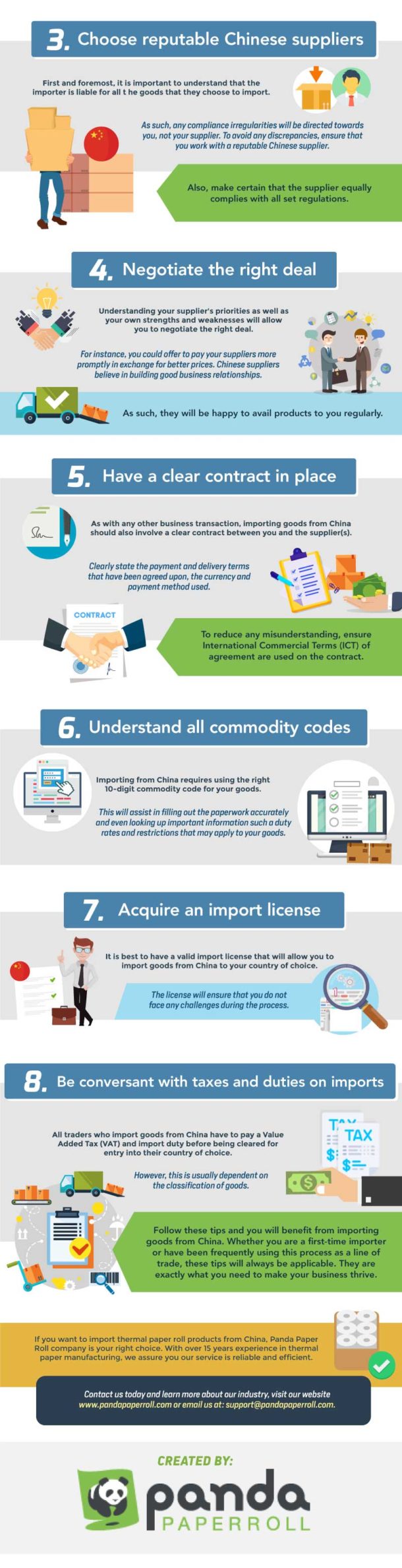 Infographic: 8 Tips On Importing Goods From China - Sampi.co